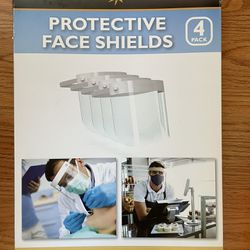 Protective Face Shields Four Pack 
