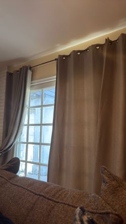 Long curtains