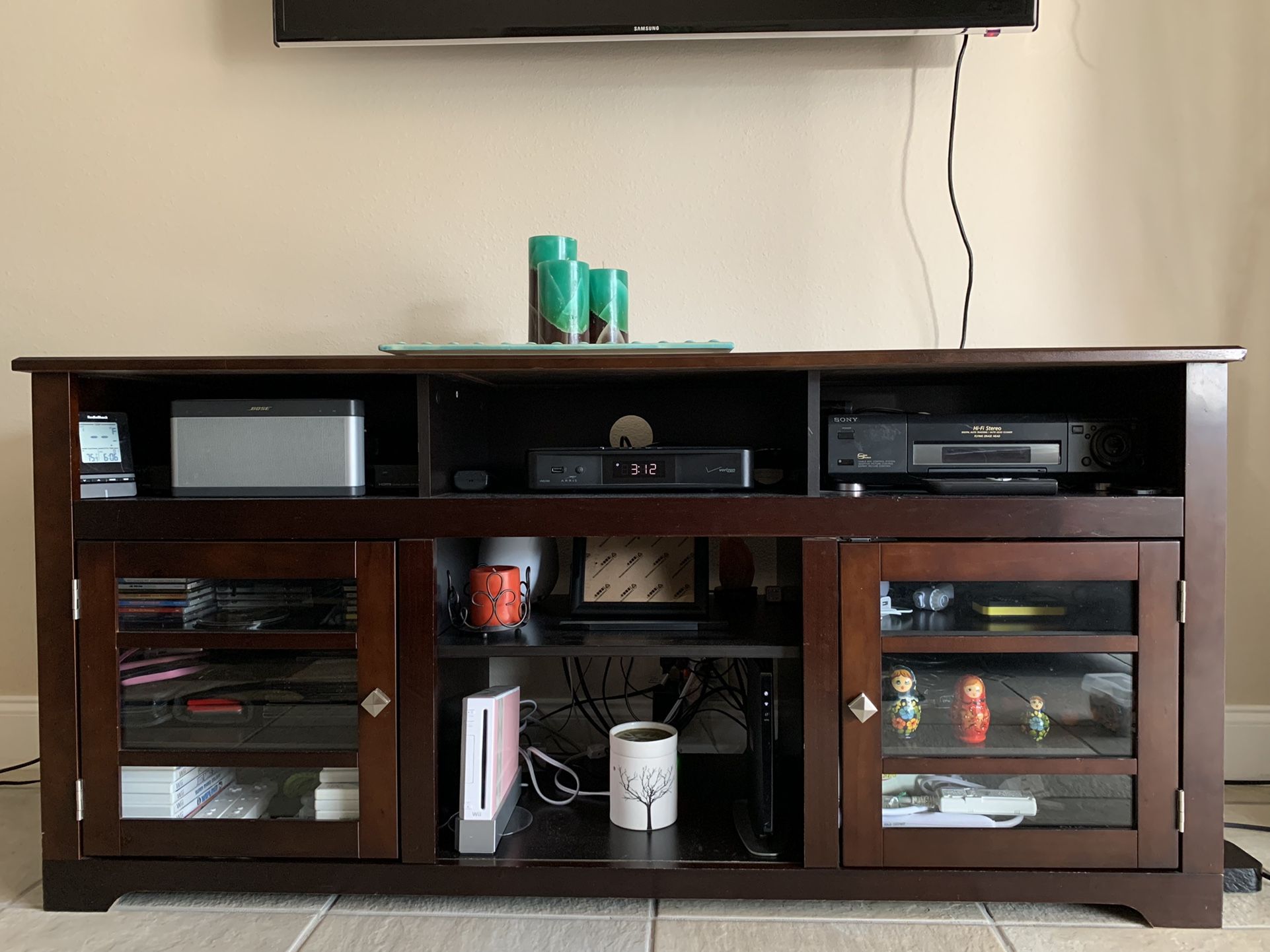 Two Door TV Stand