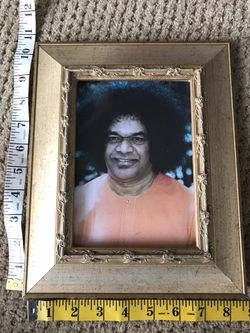 Frame with photo of god/ gurus