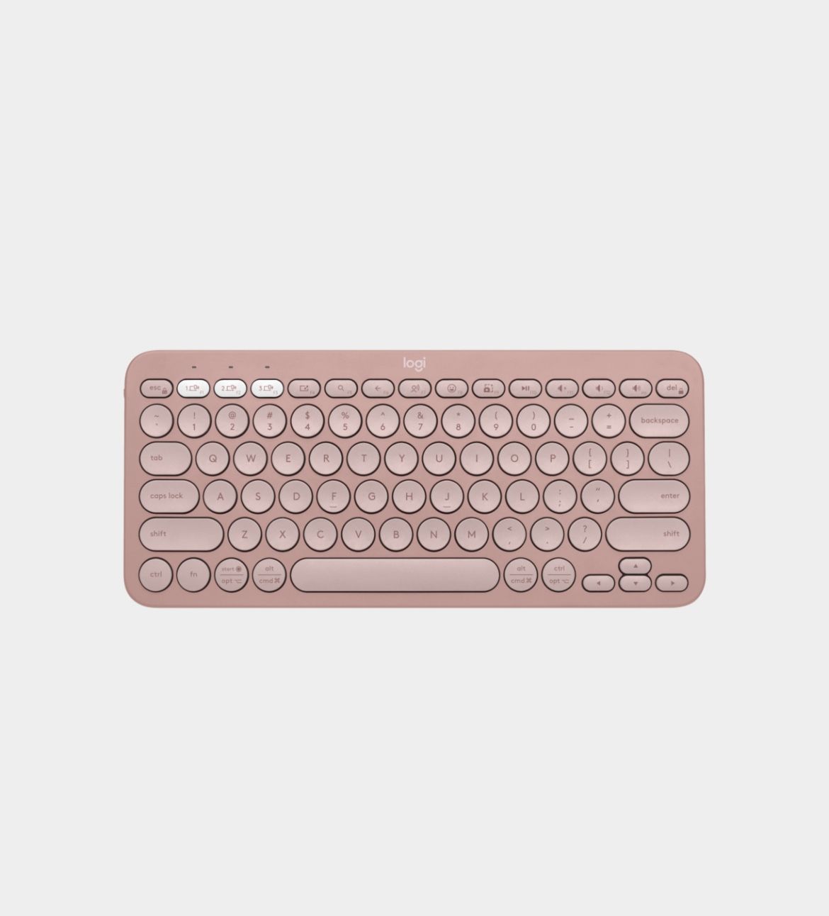 BRAND NEW/IN BOX-Pebble Keys 2 K380s COLOR: Tonal Rose. 3 Pack