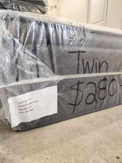 NUEVO, COLCHÓN TWIN SIZE SERTA 14.5" DE GRUESO