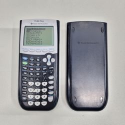 Texas Instruments Black TI-84 Plus Graphing Calculator With Cover