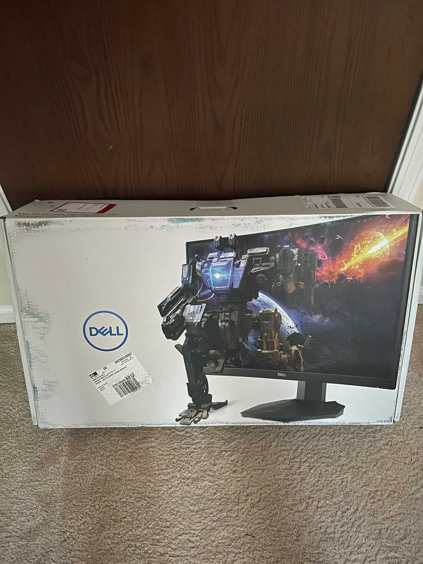 24” Curved Dell Gaming Monitor