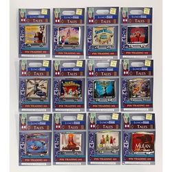 NEW Disney Parks Lunchtime Tales Complete 12-Pin Set Limited Edition Pin of the Month NEW Authentic Disneyland Limited Edition LE