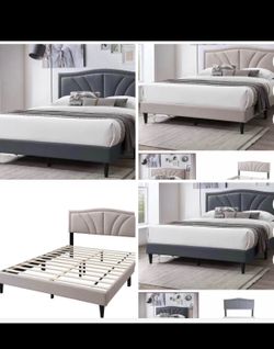 Queen Bed frame not including mattress