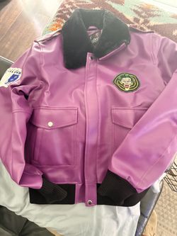 Batman 1989 Joker Henchman Purple Bomber Jacket – Size M