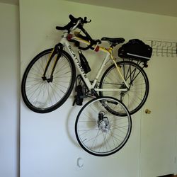 Bike With Electric Wheel Power And Batterypack