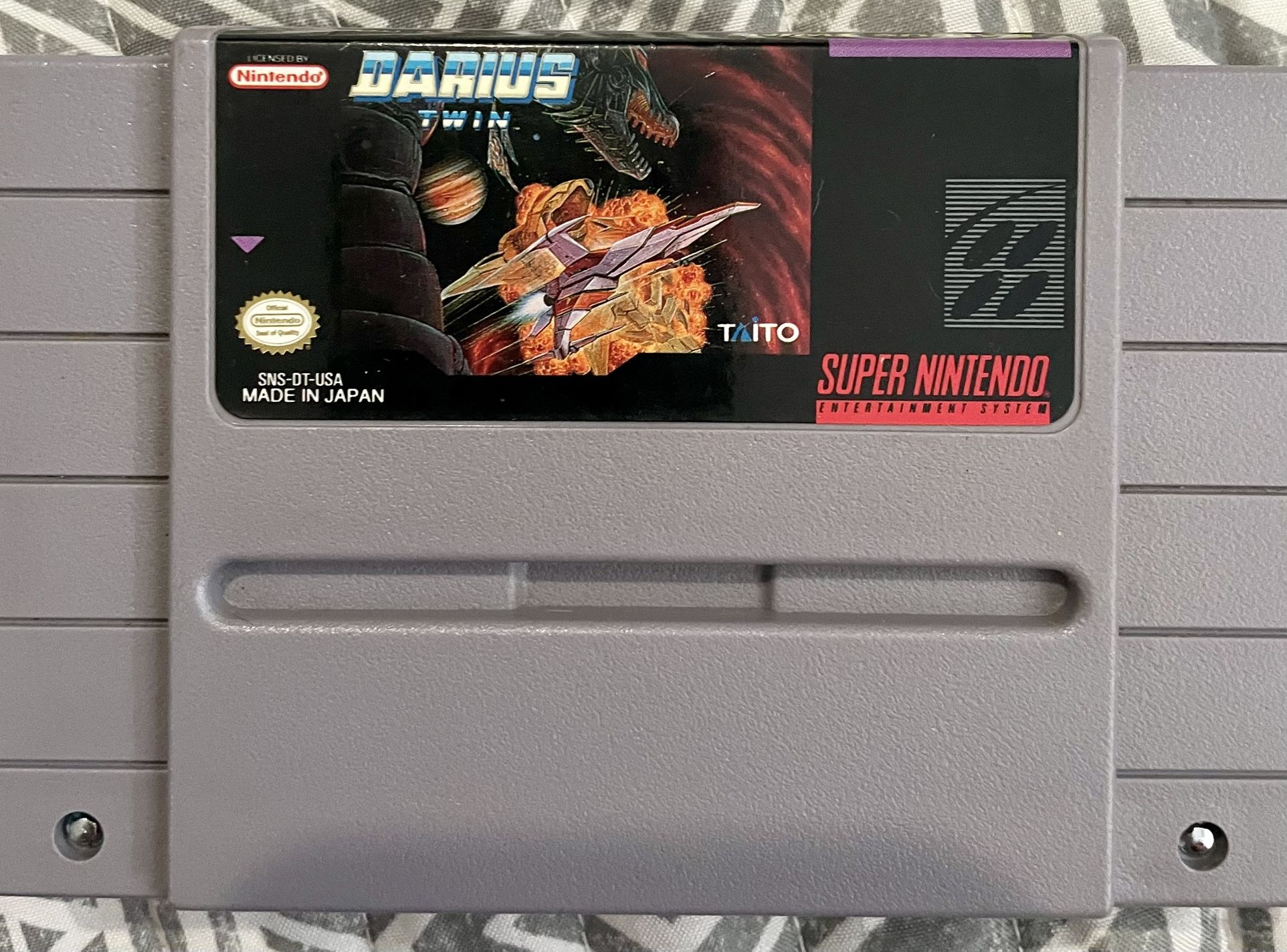 Darius Twin Super Nintendo Video Game