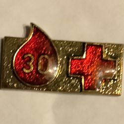 Red Cross Stick Pin From Vojvodine