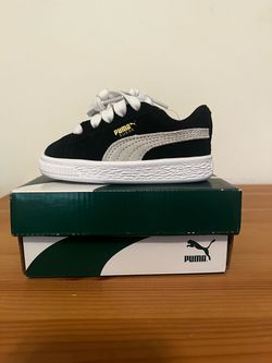 Toddler 6c suede puma lace up shoes