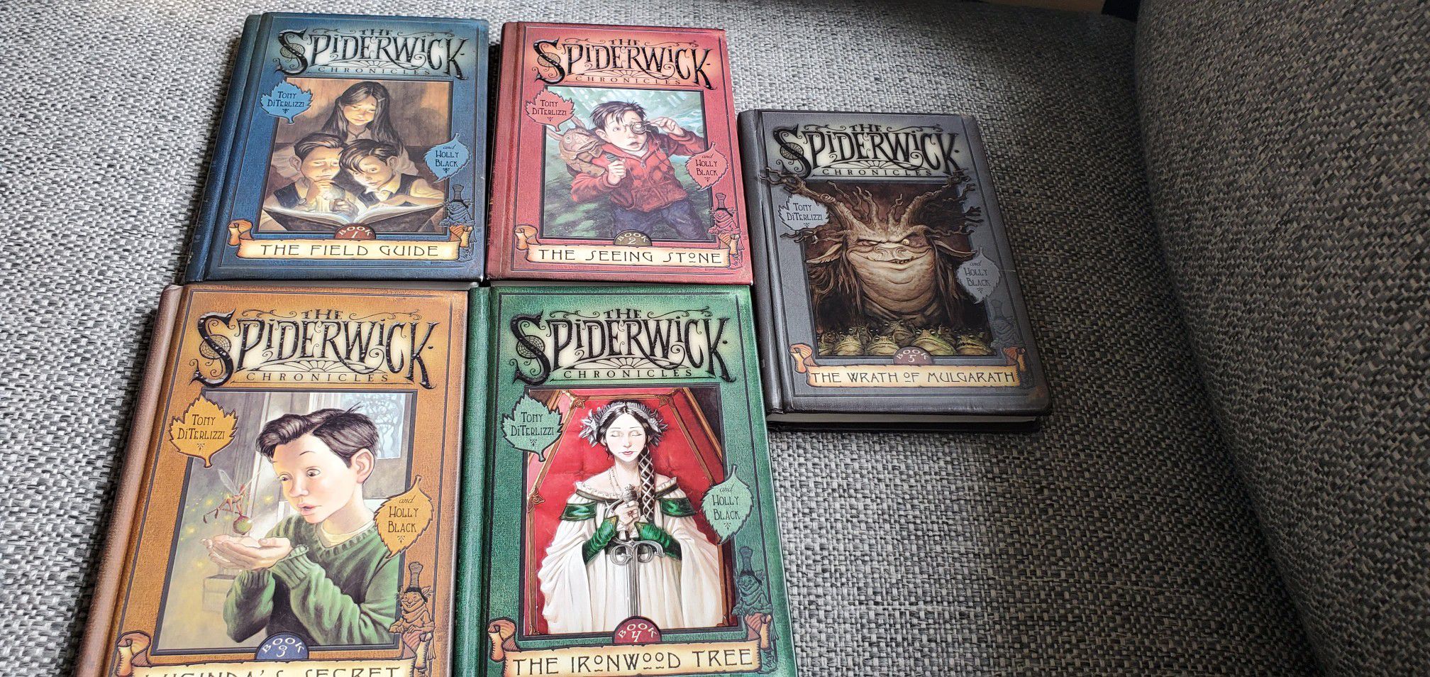 Spiderwick 1 to 5 series