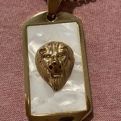Lion and Leopard Necklaces 