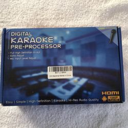 mini digital karaokee pre-processor Full High Definition HDMI in & Out Echo Adjust