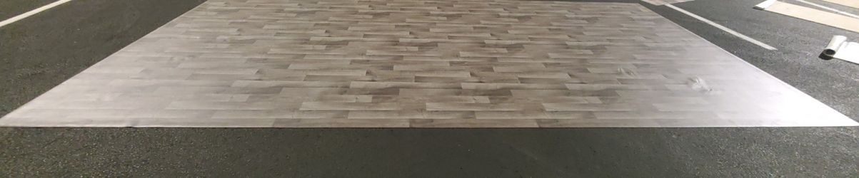 Grayson Wood 20ft X 10ft Cut to Length Waterproof Vinyl Sheet Flooring
