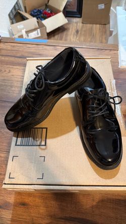 Black Patent Leather Oxford Dress Shoes