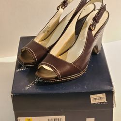 Anne Klein Akxavia Sling Back Heels, 4" Heels  Size 8M