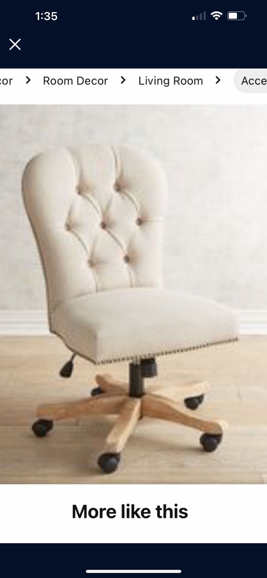 Pier 1 Imports Caroline Desk Chair