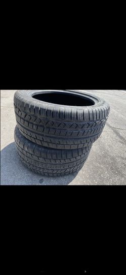 2 - 255/45r18 Cooper Tires Good 90% Treads !!!!!