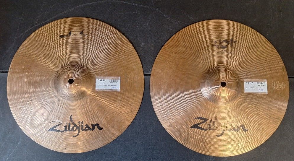 ZILDJIAN CYMBALS 14" HI-HAT SET T/B 