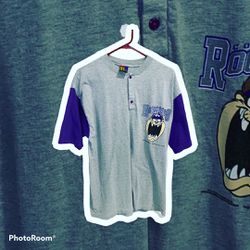 1994 Colorado Rockies Looney Tunes Baseball Shirt 