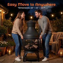 new outdoor chimney