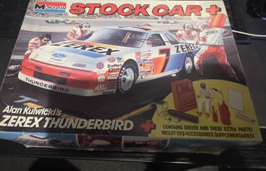 1990 Monogram #7 Alan Kulwicki's Zerex Thunderbird Stock Car model - 2908