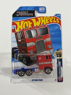 Hot Wheels Optimus Prime Transformers
