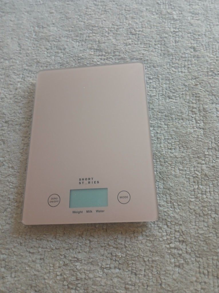Like New Short Stories Digital Kitchen Scale-Beige