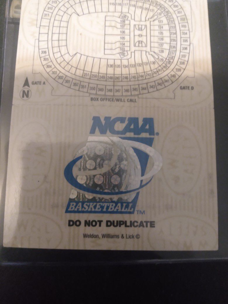 2002 Final Four Semifinals NCAA Ticket 