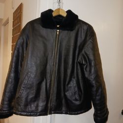 Leather Coat 