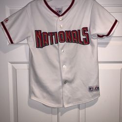 Washington Nationals Jersey (For Ages 3-6) Baseball MLB 