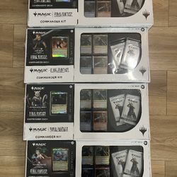 Magic The Gathering All Final Fantasy Commander Decks Bundle