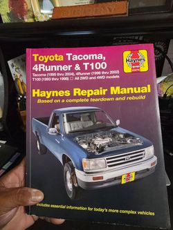 Haynes Toyota Tacoma,4Runner,T100 repair manuel