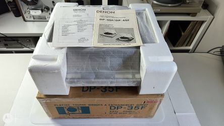 Denon DP-35F Direct-Drive Turntable w/Org Box, Packaging & Docs, Fully Functional
