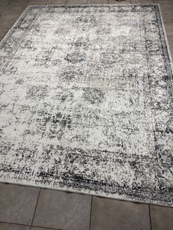 Vintage style 9x12 washable area rug