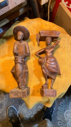 Vintage hand carved with signature
