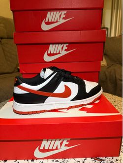 Nike Dunk Low Retro, White Red & Black