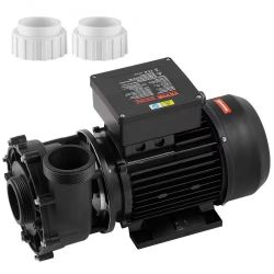 2 Speed SPA Pump, 48-Frame, AC 110-120V Hot Tub SPA Pump, 1.5HP/150GPM/42.65ft High Speed or 0.46HP/70GPM/9.18ft Low Speed, 2" Port 90° Rotational Int