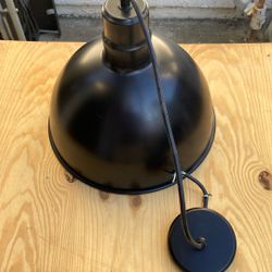 @ 10 16” black hanging pendant