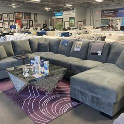 4TH OF JULY SALE🚨‼️ Grey Customizable Sectional☑️⭐️ $2,499