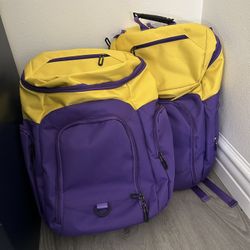 2lakers Camping Bags With Blanket +lakers Scarf Inside