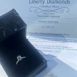 ✨ Stunning 1.33 CT Diamond Engagement Ring – Excellent Condition ✨