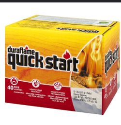 Duraflame QuickStart 40 Pack Firewood NEW IN BOX