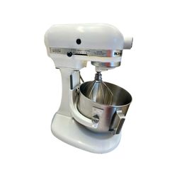 Hobart KitchenAid Mixer K5-SS 300 Watt Lift System Incl Attachments Shown Tested