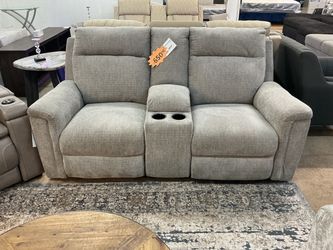 Power Reclining Loveseat with Console – $550 plus tax