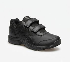 Reebok Work N Cushion 4.0 KC Mens Black Leather Strap Work & Safety Shoes