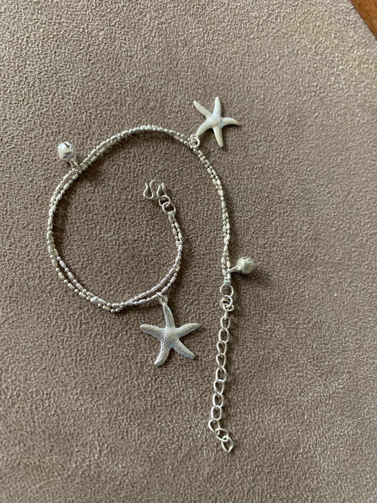 Silver tone Starfish Anklet/bracelet 