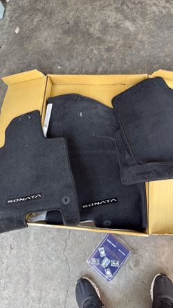 Genuine Hyundai Sonata floor mats black