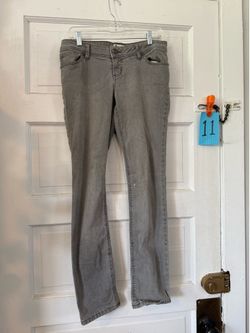 Grey denim jeans